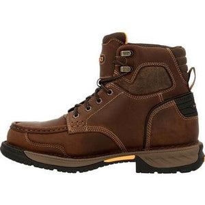 ROCKY BRANDS Boots Georgia Boot Men's Athens 360 Brown Waterproof Lace-Up Work Boots GB00439