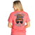 SIMPLY SOUTHERN Shirts Simply Southern Women's Begonia Pink "Messy Bun" SS Tee