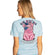 SIMPLY SOUTHERN Shirts Simply Southern Women's Ice Blue "God Bless the USA" SS Tee