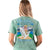 SIMPLY SOUTHERN Shirts Simply Southern Women's Sea Green "Lake Vibes" SS Tee