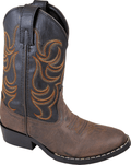 Smoky Mt Boots Boots Smoky Mountain Kids Monterey Brown/Black Round Toe Western Boots 1575C