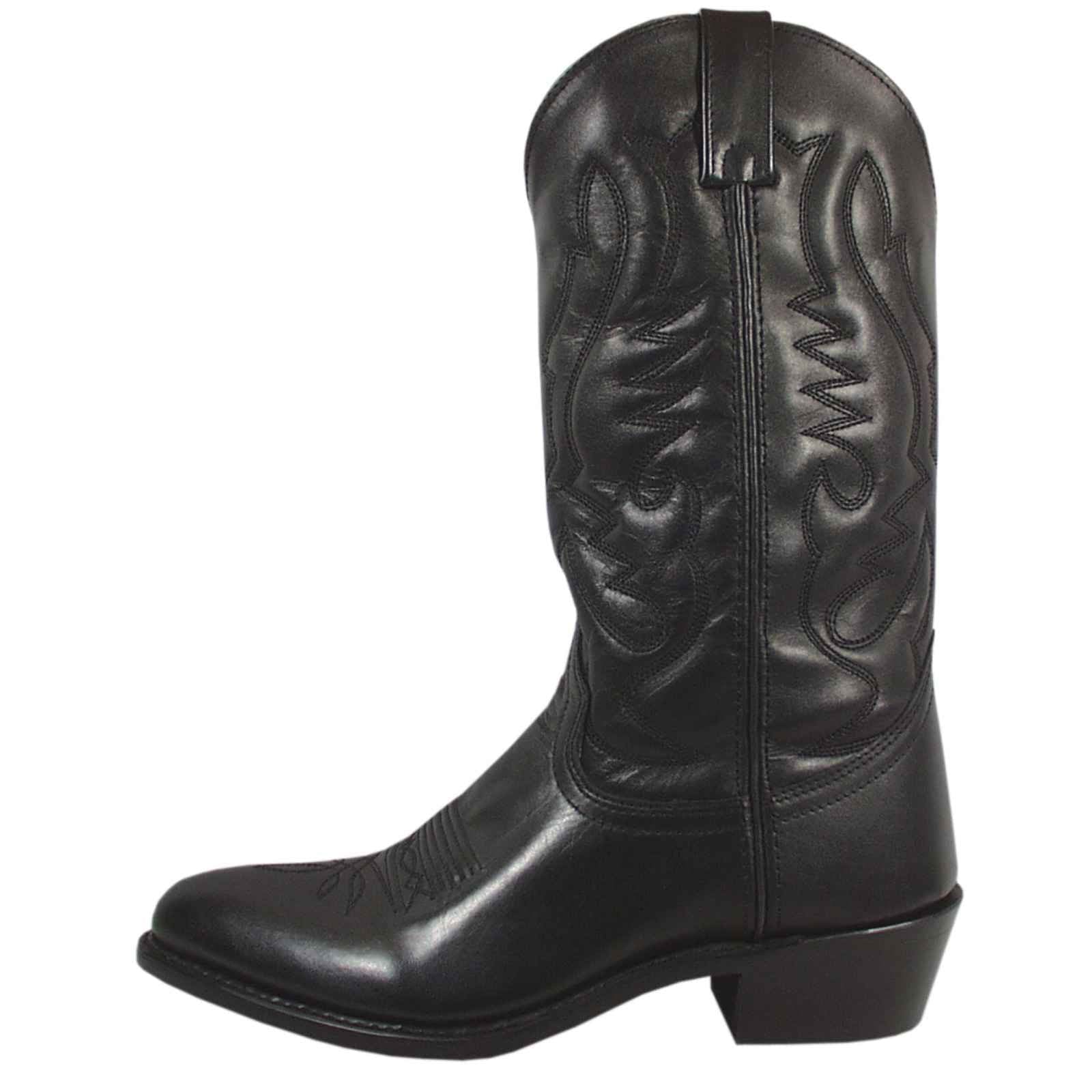 Smoky Mountain Men's Denver Black Leather Western Boots 4032