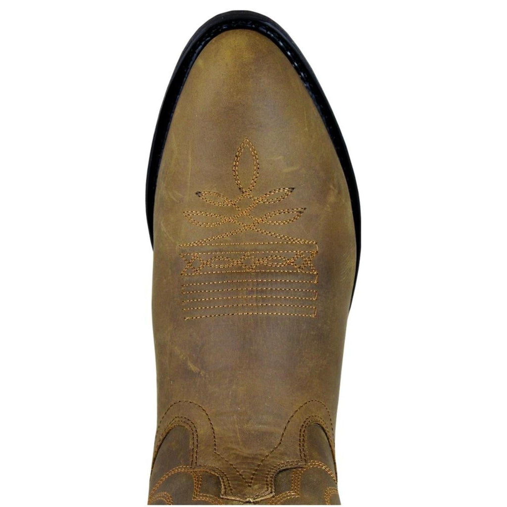 SMOKY MT BOOTS Boots Smoky Mountain Men's Denver Brown Oil Distressed Western Boots 4034