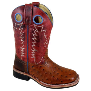 Smoky Mt Boots Boots Smoky Mountain Youth Cheyenne Red Square Toe Western Boots 3752Y