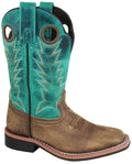 Smoky Mt Boots Boots Smoky Mountain Youth Jesse Brown/Turquoise Western Boots 3851Y