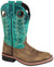 Smoky Mt Boots Boots Smoky Mountain Youth Jesse Brown/Turquoise Western Boots 3851Y