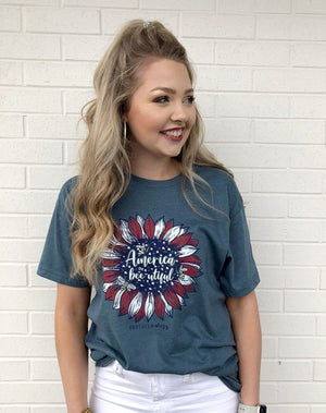 Southernology Shirts Southernology Women's America the Bee-utiful Tee