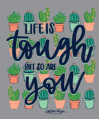 Southernology Shirts Southernology Women's Cactus Life Is Tough Tee
