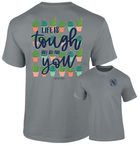 Southernology Shirts Southernology Women's Cactus Life Is Tough Tee