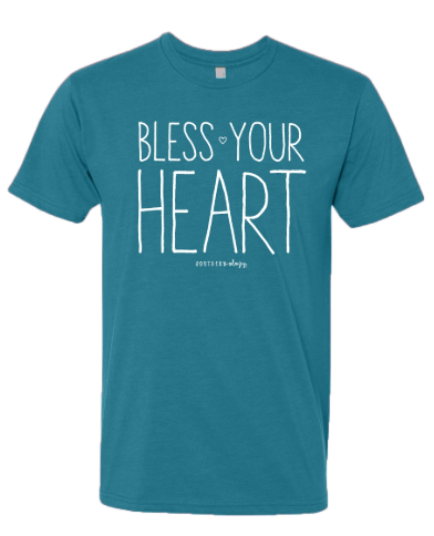 Southernology Shirts Southernology Women's Handwritten Bless Your Heart Tee
