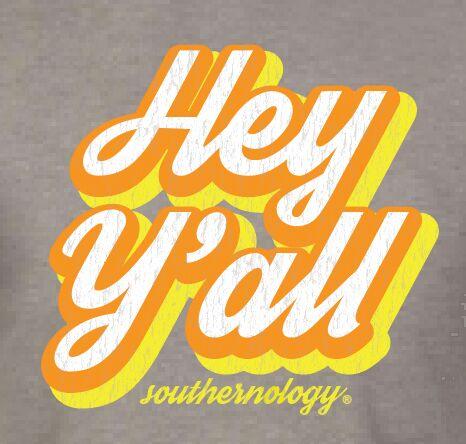 Southernology Shirts Southernology Women's Hey Y’all Retro Tee