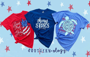 Southernology Shirts Southernology Women's Oh Say Can You Sea Tee