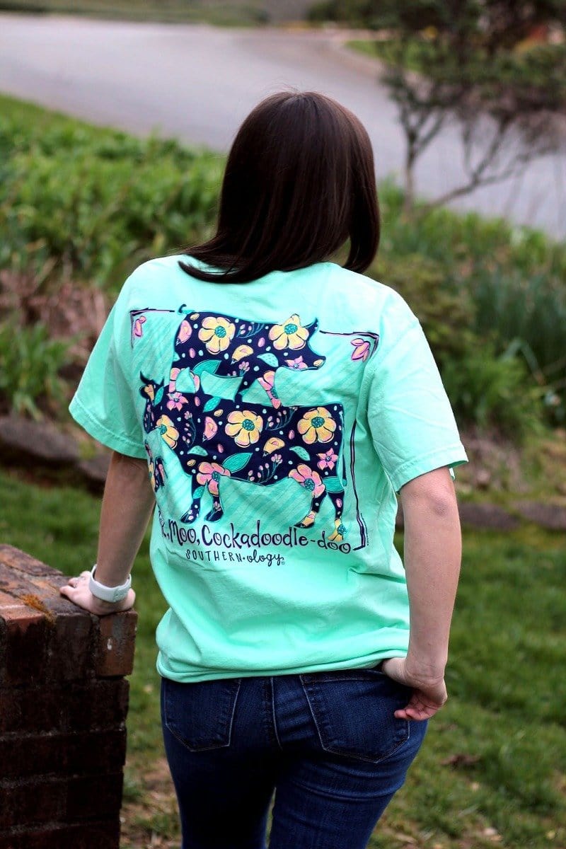 Southernology Shirts Southernology Women's Oink, Moo, Cockadoodle-Doo Tee