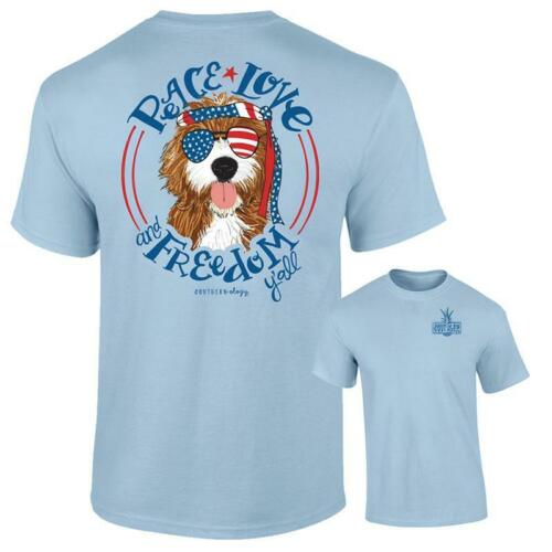 SOUTHERNOLOGY Shirts Southernology Women's Peace Love Freedom Tee