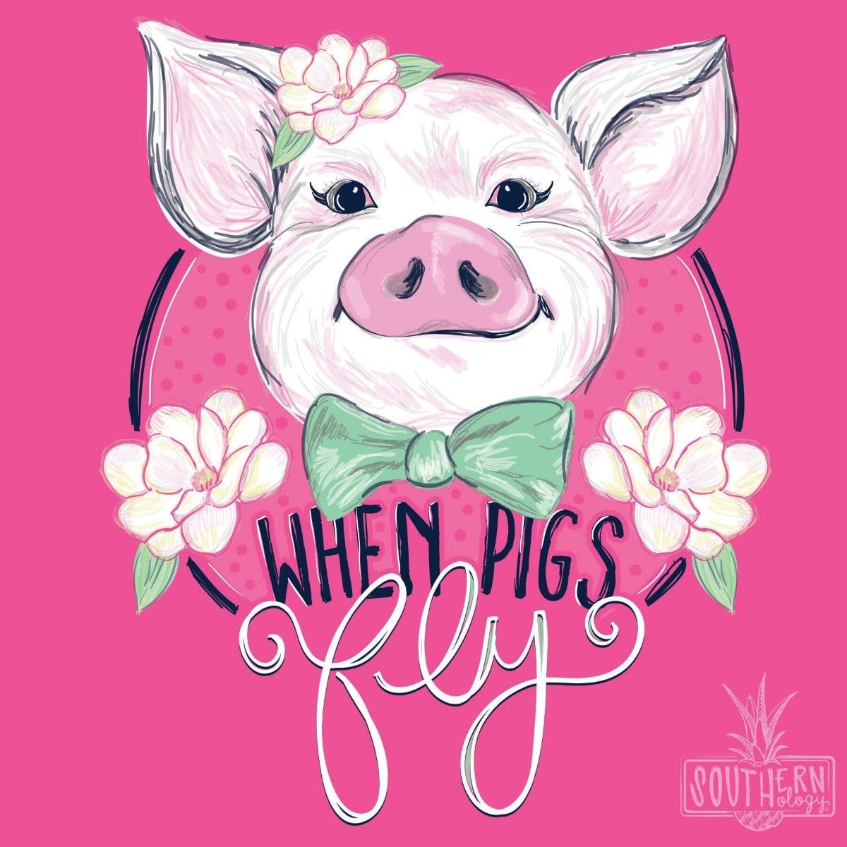 Southernology Shirts Southernology Women's When Pigs Fly Tee