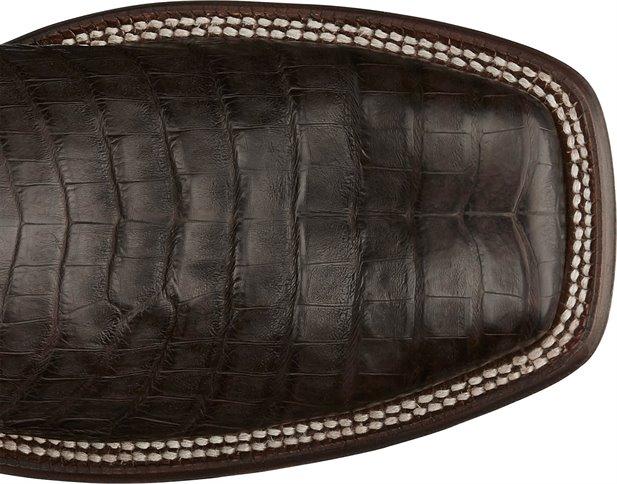 TONY LAMA Boots Tony Lama Men's 1911 Canyon Brown Caiman Belly Cowboy Boots TL5251