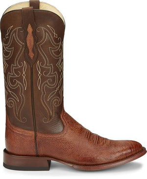 TONY LAMA Boots Tony Lama Men’s 1911 Patron Saddle Brown Smooth Ostrich Cowboy Boot TL5375