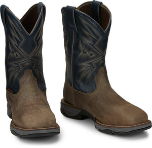 Tony Lama Boots Tony Lama Men's 3R™ Bartlett Stone Brown Steel Toe Work Boots RR3361