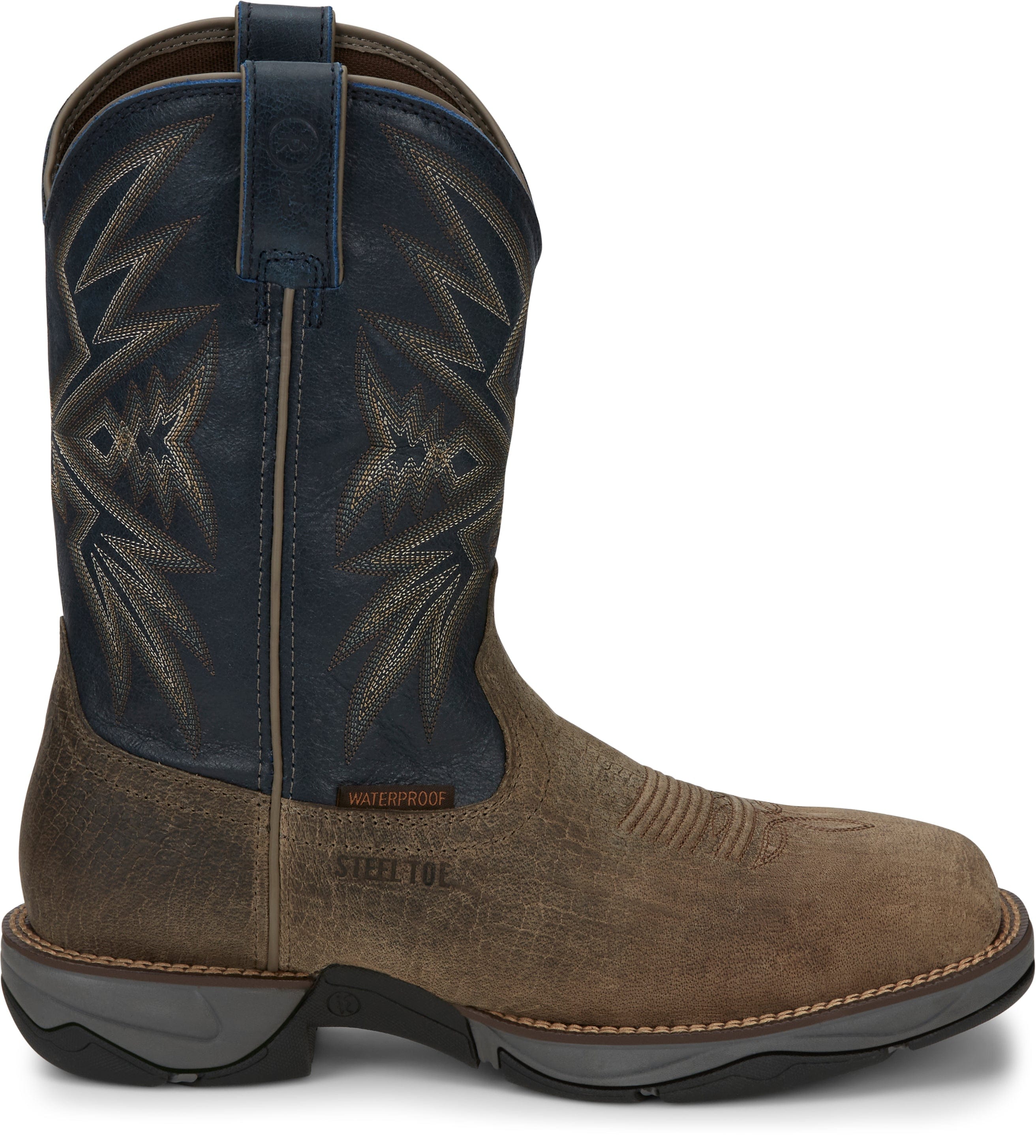 Tony Lama Men's 3R™ Bartlett Stone Brown Steel Toe Work Boots