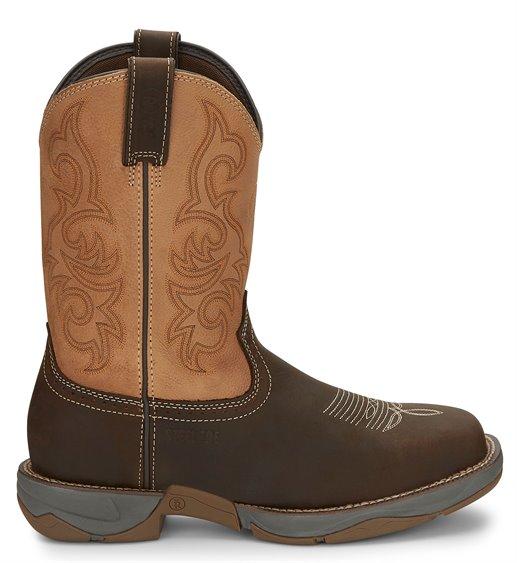 TONY LAMA Boots Tony Lama Men's 3R Junction Dusty Steel Toe Brown Work Boots RR3350