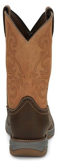 TONY LAMA Boots Tony Lama Men's 3R Junction Dusty Steel Toe Brown Work Boots RR3350