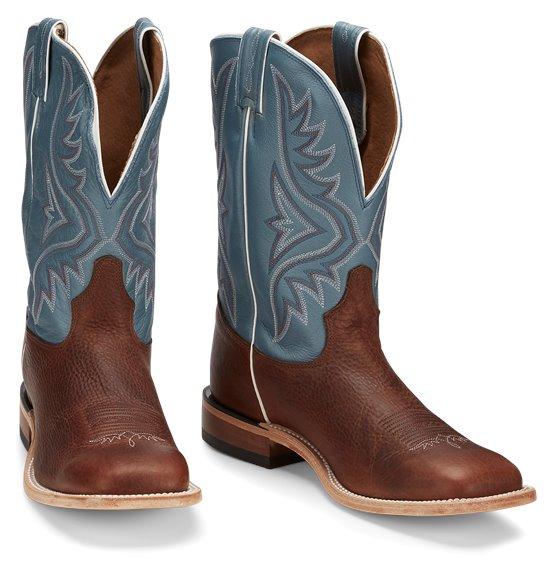TONY LAMA Boots Tony Lama Men's Americana Avett Blue Western Boots 7955