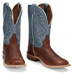 TONY LAMA Boots Tony Lama Men's Americana Avett Blue Western Boots 7955