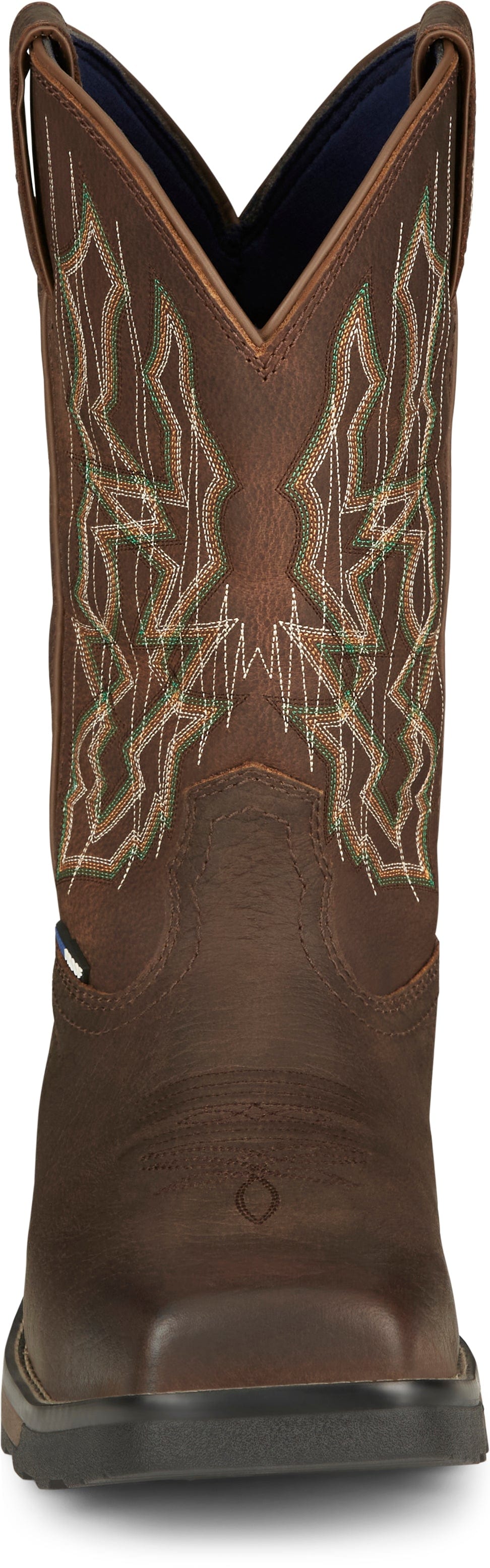 Tony Lama Boots Tony Lama Men's Anchor Hickory Brown Waterproof Composite Toe Western Work Boots TW3415