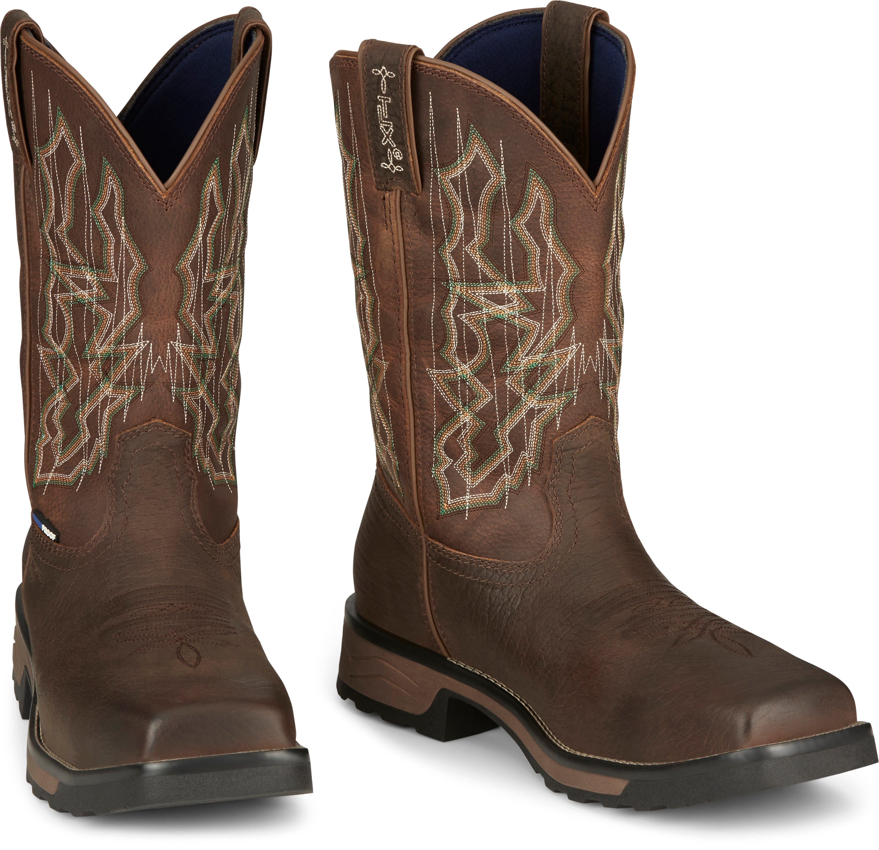 Tony Lama Men's Anchor Hickory Brown Waterproof Composite Toe