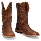 TONY LAMA Boots Tony Lama Men's Avett Brown Americana Western Boots 7956