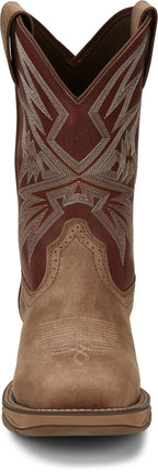 Tony Lama Boots Tony Lama Men's Bartlett Amber 11" Wide Square Steel Toe Work Boot RR3359