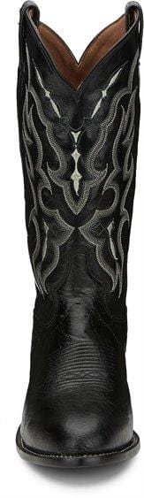 Tony Lama CT871 - Black Smooth Ostrich boots- 13 Inch – Russell's
