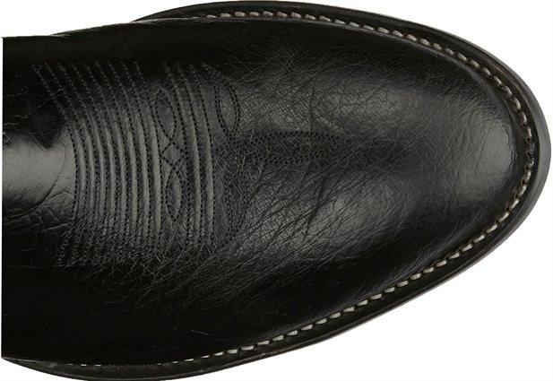 Tony Lama CT871 - Black Smooth Ostrich boots- 13 Inch – Russell's