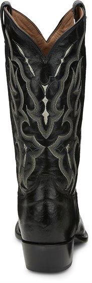 Tony Lama CT871 - Black Smooth Ostrich boots- 13 Inch