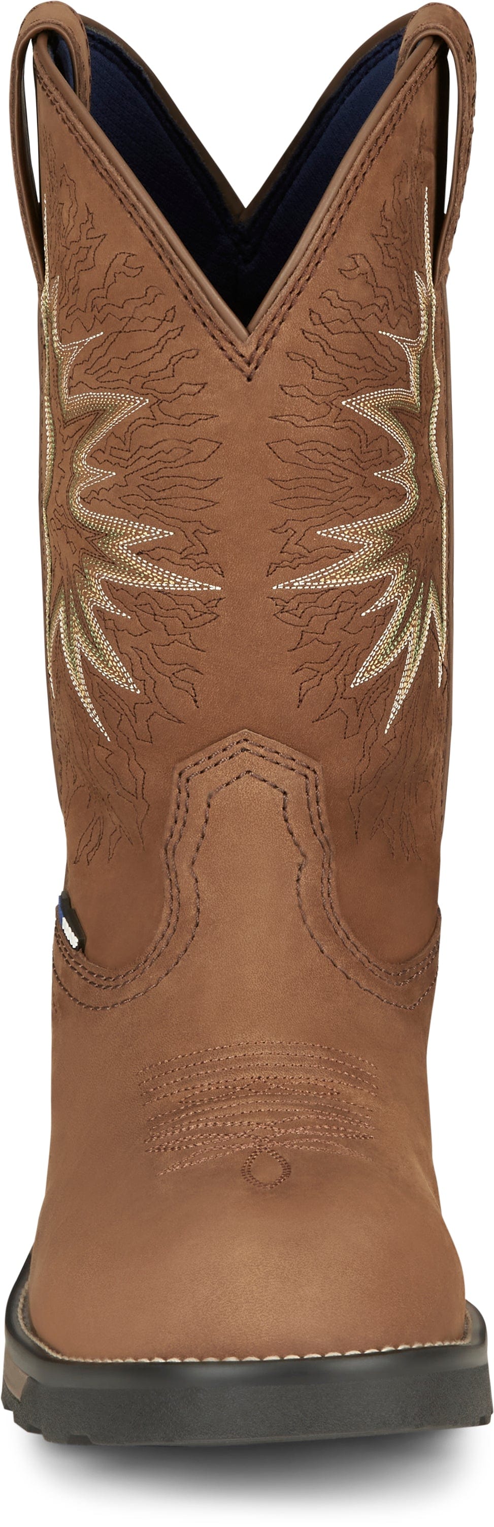 TONY LAMA Boots Tony Lama Men's Boom Saddle Brown Cowhide Composite Toe Work Boots TW3413