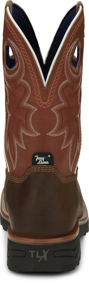 TONY LAMA Boots Tony Lama Men's Fireball TLX Tan Western Work Boots TW3300