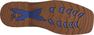 Tony Lama Boots Tony Lama Men's Force Dark Brown 11" Wide Square Composite Toe Waterproof Work Boots TW3403