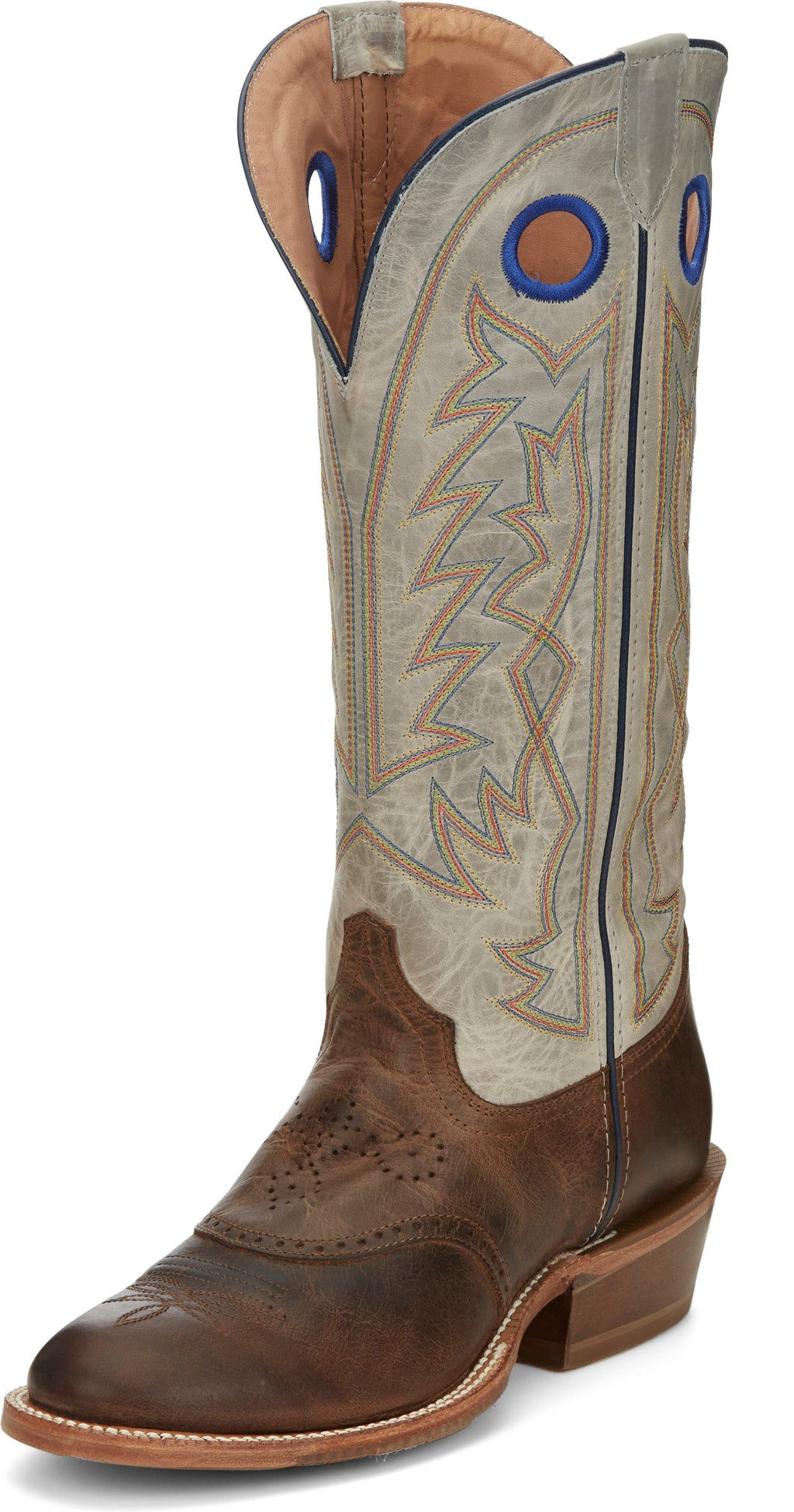 Tony Lama Boots Tony Lama Men's Henley Buckaroo Stout Brown Western Boots SA2002