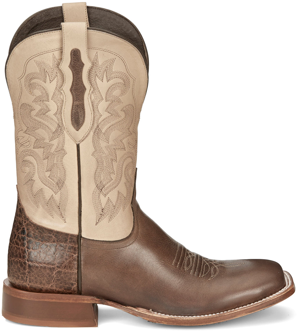 TONY LAMA Boots Tony Lama Men's Jinglebob Brown Western Boots TL3021