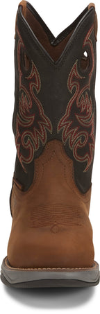 Tony Lama Boots Tony Lama Men's Junction Brown Steel Toe Waterproof Work Boots RR3355