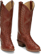 TONY LAMA Boots Tony Lama Men's Mccandles Brandy Full Quill Ostrich Boots 8257