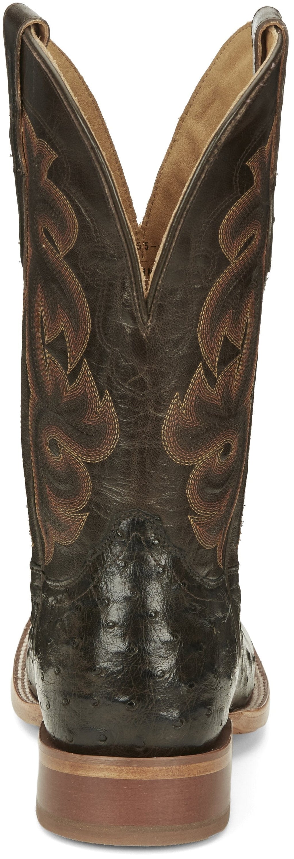 TONY LAMA Boots Tony Lama Men's Quaid Full Quill Brown Square Toe Western Boot - TL5354