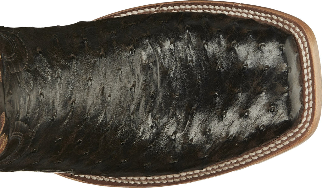 TONY LAMA Boots Tony Lama Men's Quaid Full Quill Brown Square Toe Western Boot - TL5354