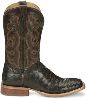 TONY LAMA Boots Tony Lama Men's Quaid Full Quill Brown Square Toe Western Boot - TL5354