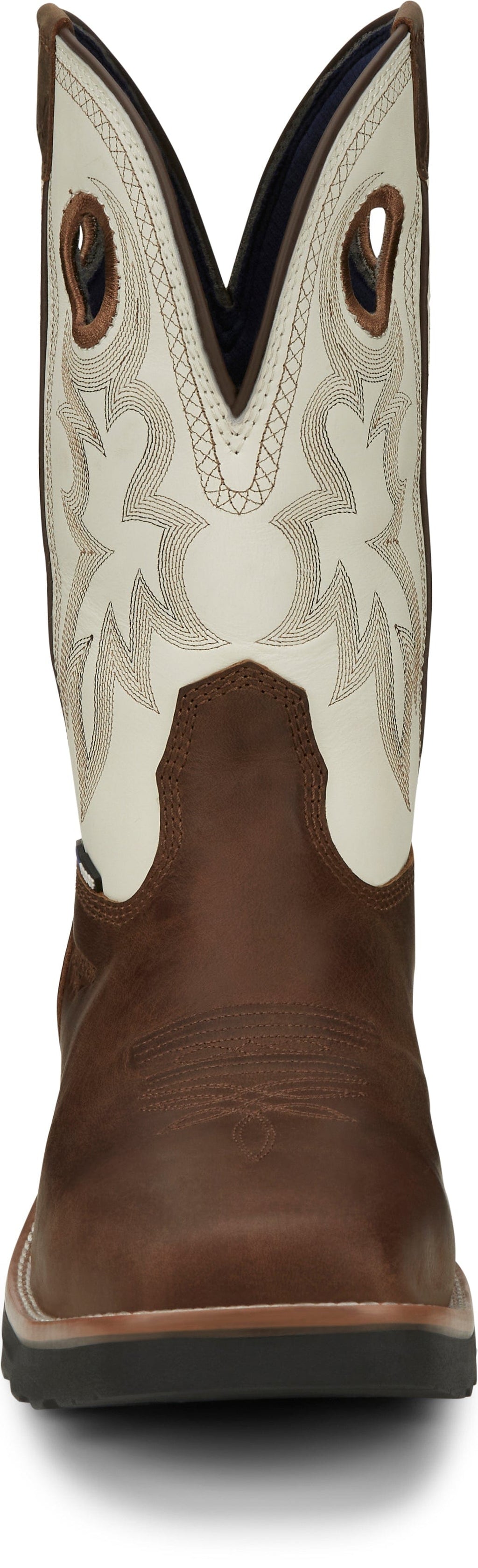 Tony Lama Boots Tony Lama Men's TLX Fireball Bark Brown Waterproof Composite Toe Western Work Boots TW3302
