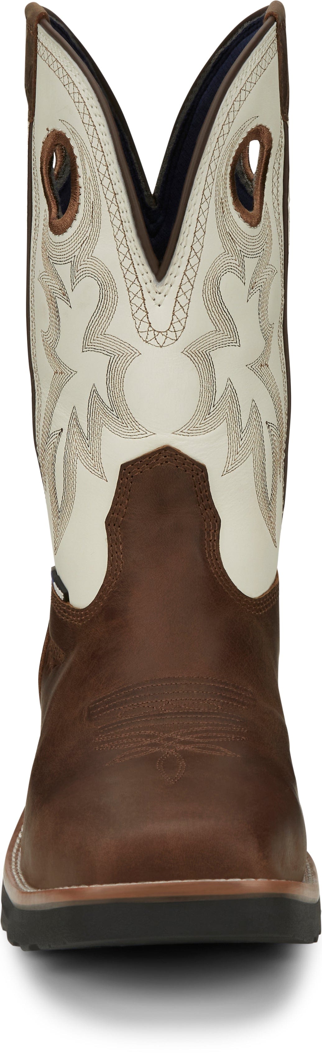 Tony Lama Boots Tony Lama Men's TLX Fireball Bark Brown Waterproof Composite Toe Western Work Boots TW3302