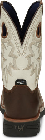 Tony Lama Boots Tony Lama Men's TLX Fireball Bark Brown Waterproof Composite Toe Western Work Boots TW3302