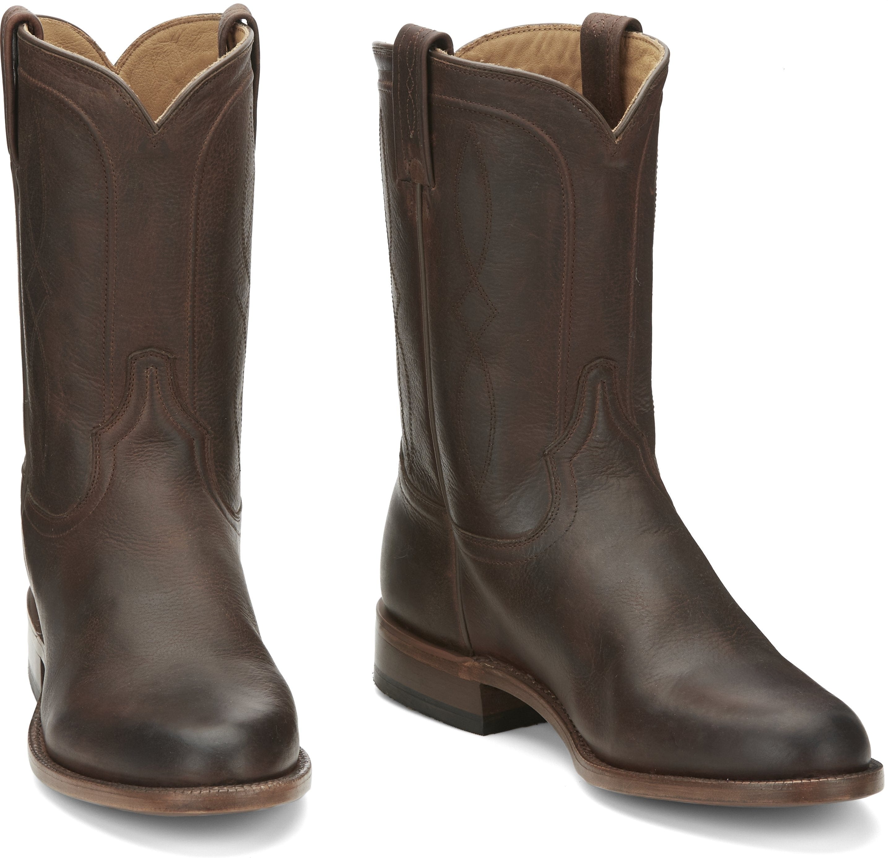 TONY LAMA Boots Tony Lama Men's Wellington Monterey Brown Round Toe Western Boot - EP3551
