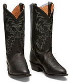 TONY LAMA Boots Tony Lama Segar Black Round toe Mens Cowboy Boots 7900