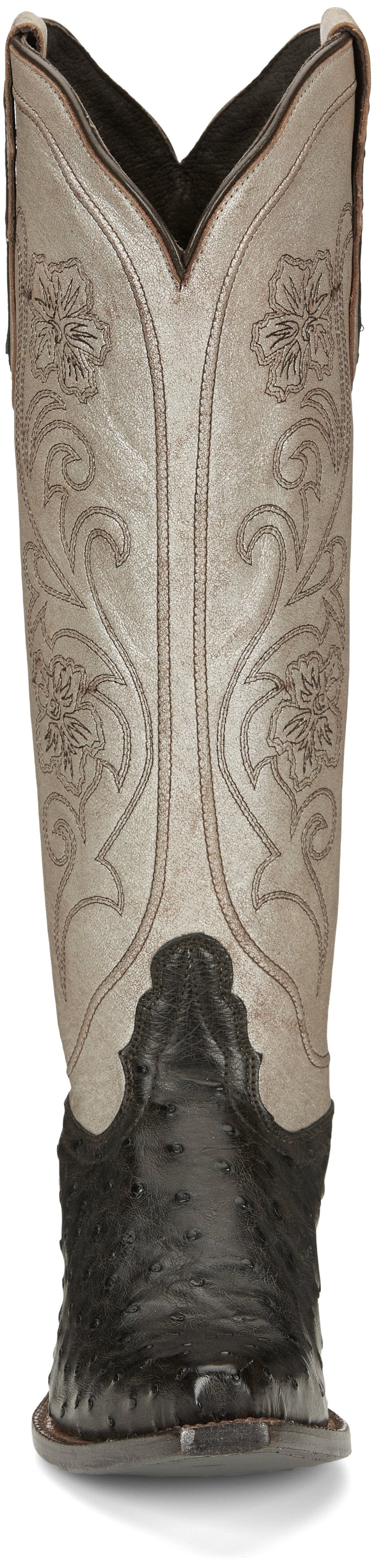 TONY LAMA Boots Tony Lama Women's Vaqueras Ines Full Quill Ostrich Mink Boot - VF3055